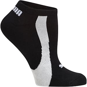 Women's No Show Socks [3 Pairs], black-white, extralarge